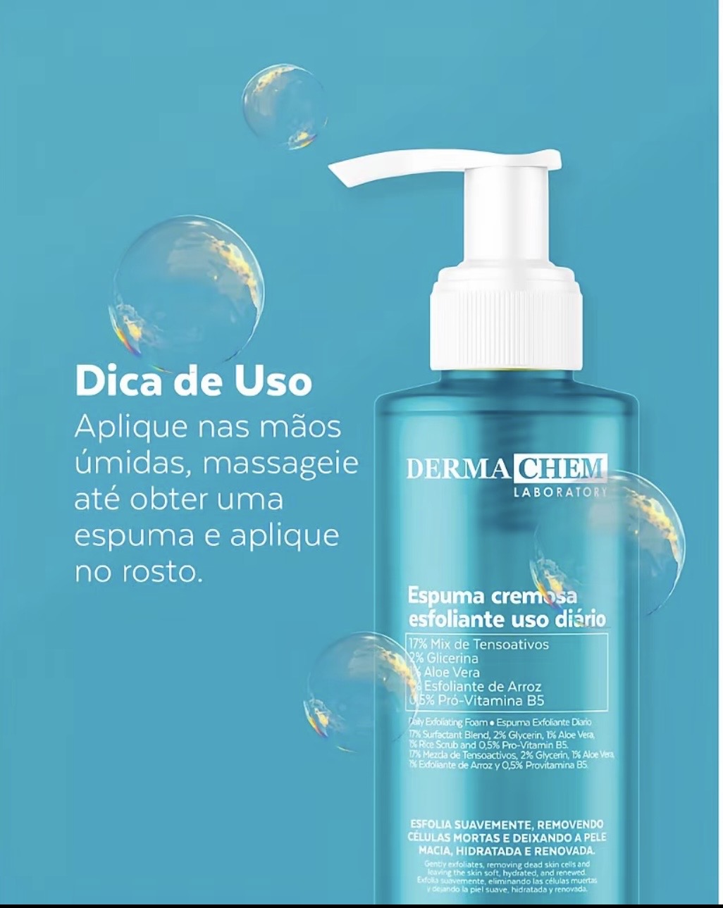 Espuma esfoliante