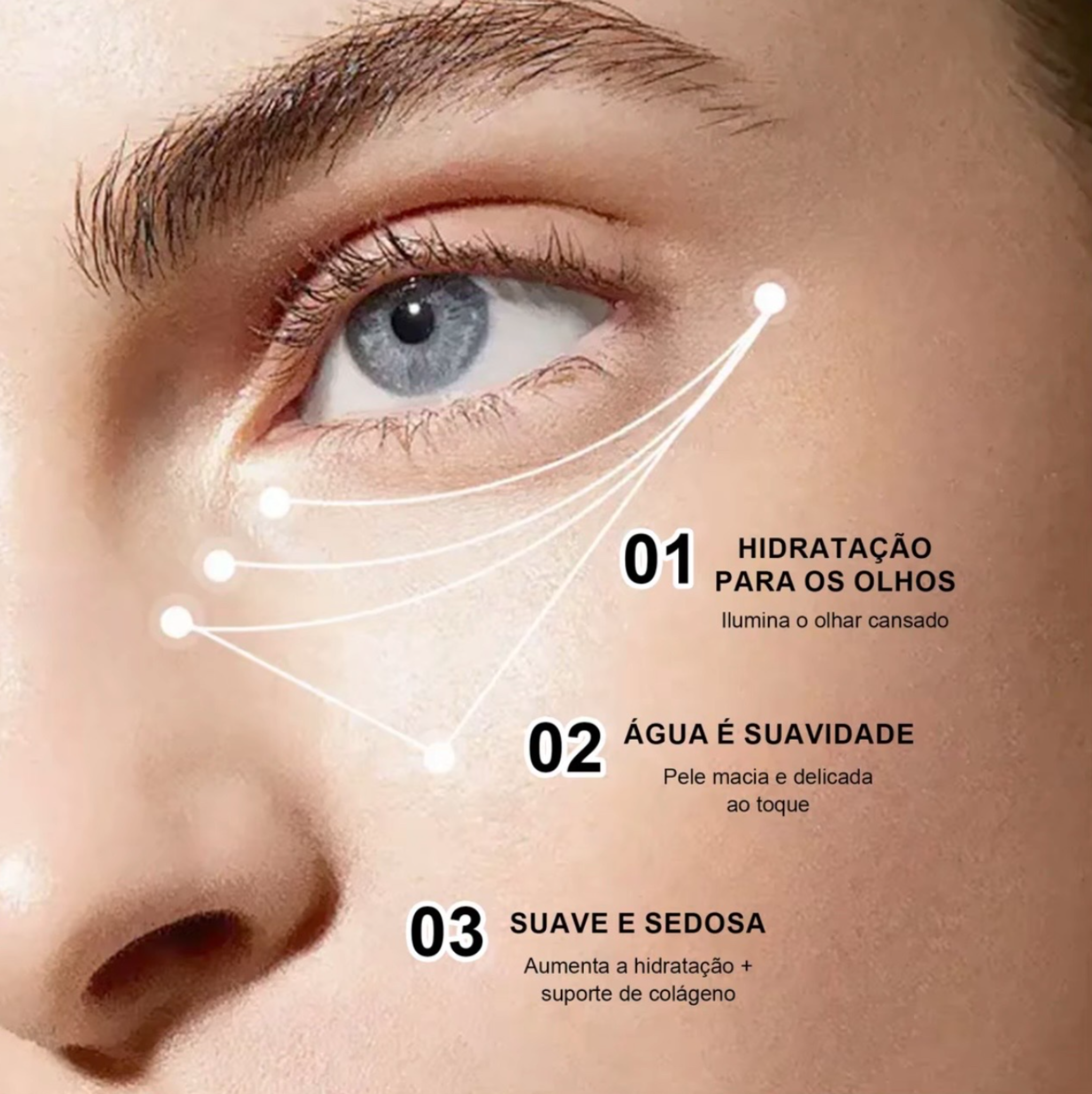 Benefícios para a região dos olhos