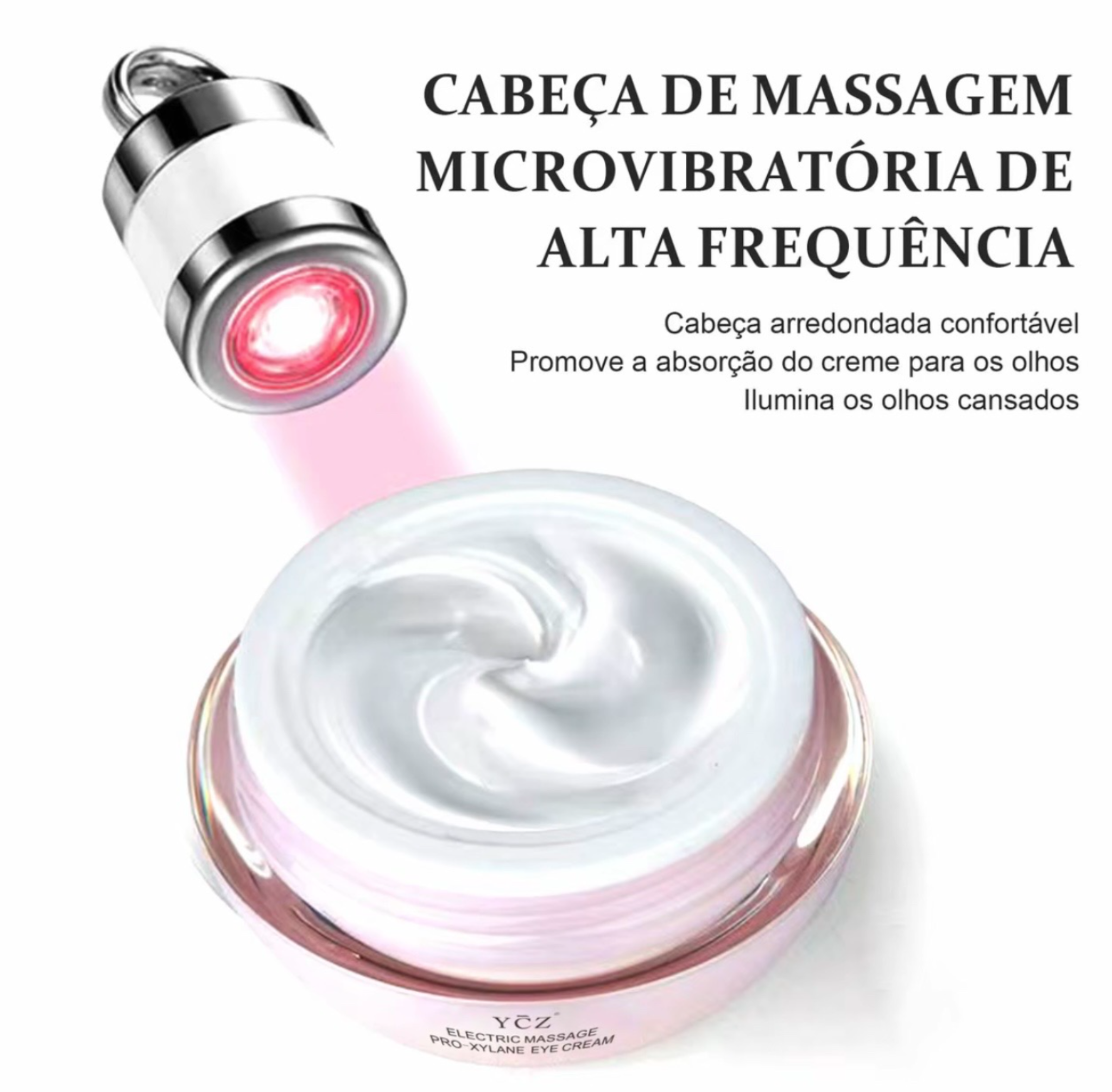 Cabeça de massagem microvibratória