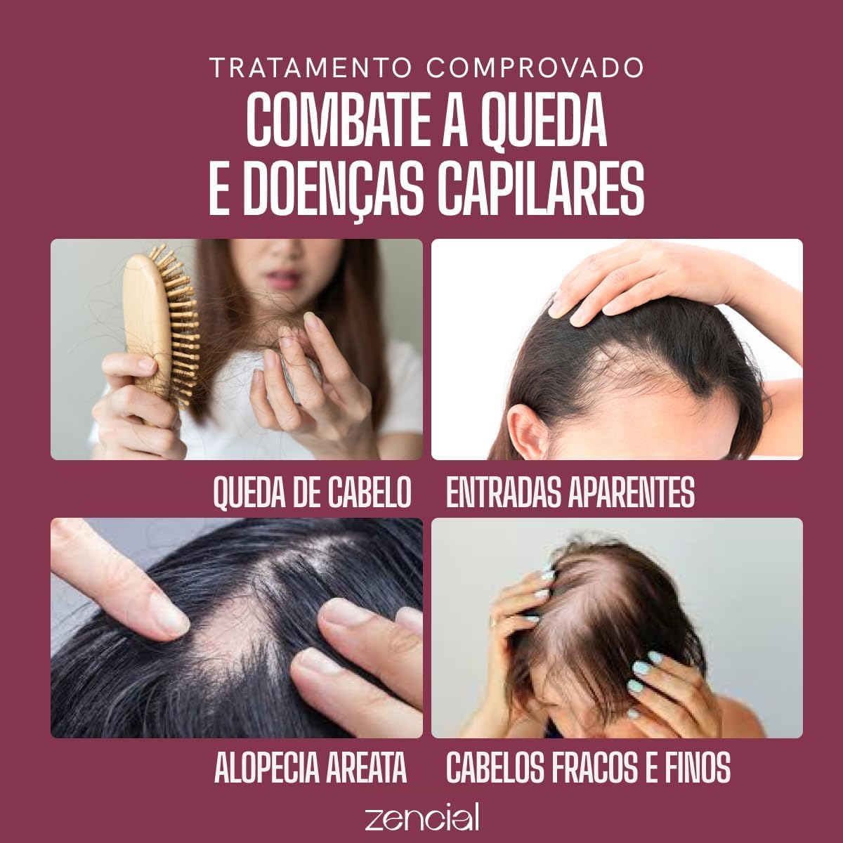 Cuidado para queda e fios fracos